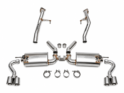 Fabspeed Exhaust Performance Package WITHOUT XperTune Performance Software. Porsche 955 S (2002-2007) - 95511302400, 95511302401, 95511302300, 95511302301, 95511302200, 95511302201, 95511302100, 95511302101 - FS.POR.955V8.SPKGC, FS.POR.955V8.SPKGP, FS.POR.955V8.SPKGB